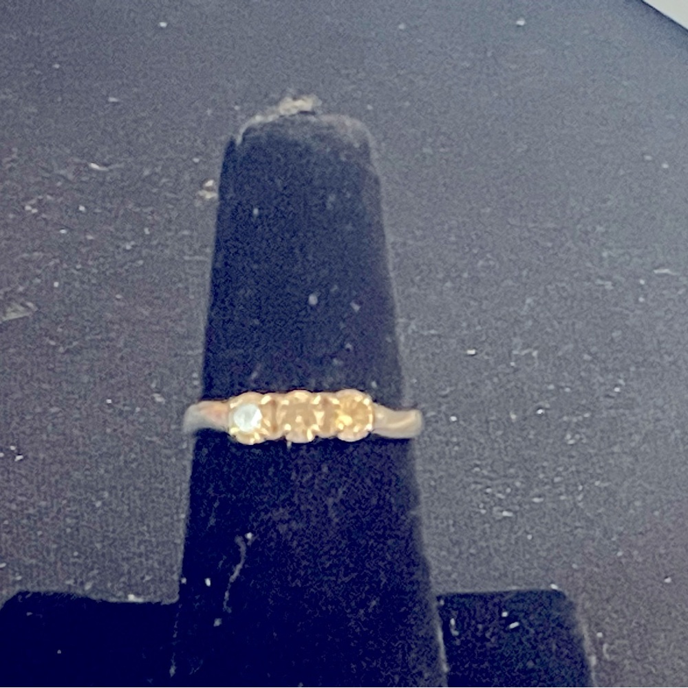 925 Sterling silver Cz ring